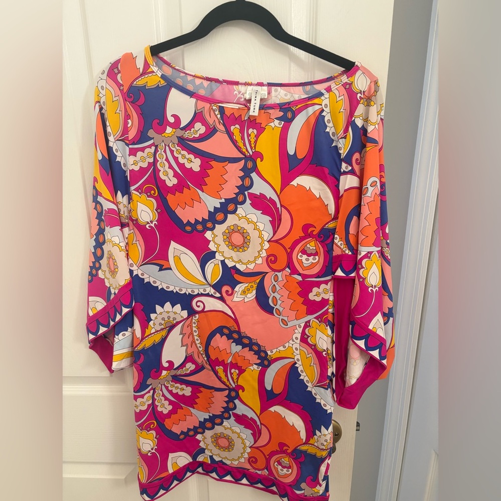 Trina Turk Vibrant Multicolor Sevilla Swim Cover Up
Size M